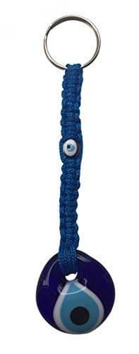Nazar Turkish Evil Eye Keyring Keychain Car Keys Charm Blue Lucky Amulet Gift