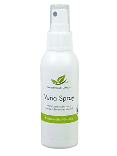 Natural Product Black - VENA Cooling Spray For Heavy Legs - Without Alcohol - 100 ml