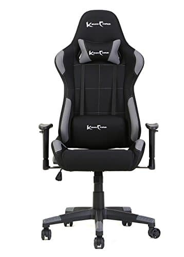 KingCore Ergonomic Racing Style Bucket Seat High-back PC Gaming Chair With Anti-Fatigue Lumbar Support and Headrest