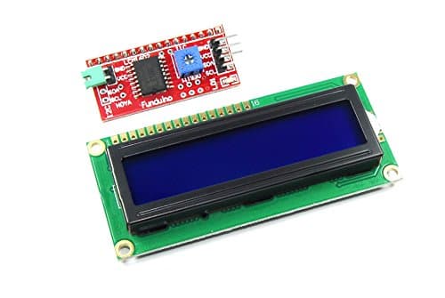 16x2 Blue LCD with Funduino I2C Interface MB-063 1602 HD44780