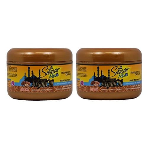 Silicon Mix Moroccan Argan Oil Hair Treatment 8oz"Pack of 2"