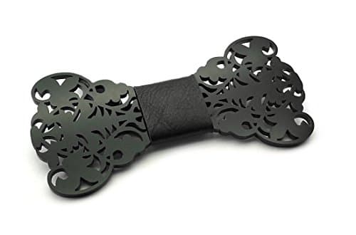 GIGETTO Men's plastic Bow Tie (Glossy), Handmade, Bowtie, Wedding, Party, Mens Fashion. Gift Box. Limited Edition "BAROCCO"