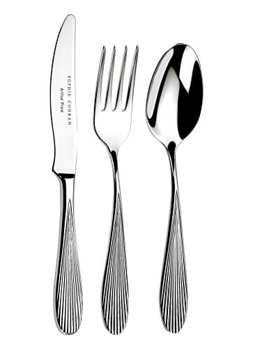 Sophie Conran for Arthur Price Sophie Conran Dune 3 Piece Child Set, Stainless Steel, 20 x 11 x 3.5 cm