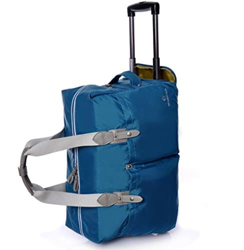 Trolley bag Travel bag Upscale waterproof portable High capacity , blue , 19 inches