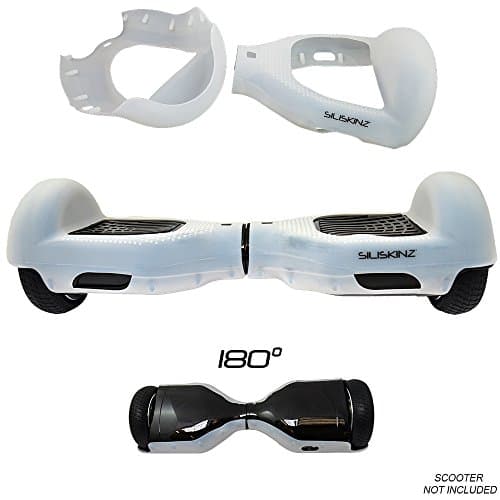 SILISKINZ® 180 Degree Silicone Jelly Case Cover - For 6.5" For 2 Wheel Smart Balance Scooter (TRANSPARANT)