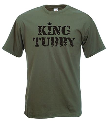 tshirtboxKing Tubby T-Shirt - Dub Reggae Legend (XL) Army Green