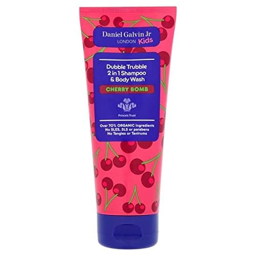 Daniel Galvin Jr Dubble Trubble 2 in 1 Cherrybomb Shampoo &amp; Bodywash 200ml (PACK OF 6)