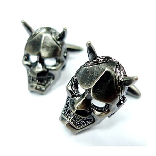 Tailor B 3D Japanese Noh Mask Cufflinks Hannya Cuff Links Manschettenkn?pfe