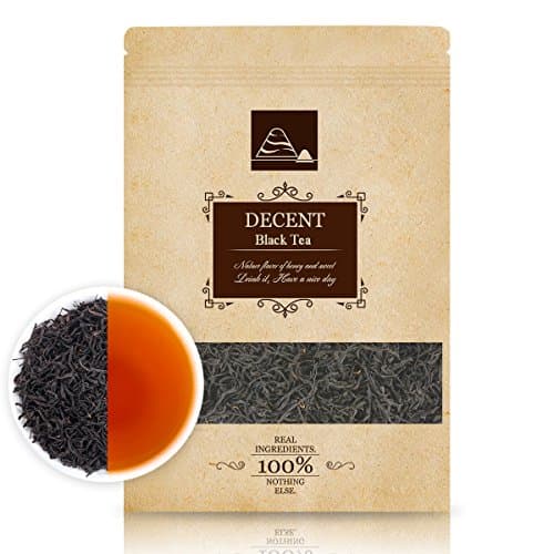 Decent Imperial Black Tea Leaves of Seasons Limited, Delicious and Healthy Lose Leaf, Natural Organic English Black Teas, High Caffeine, Healthy Energy,Iced tea, Honey Fragrance, Anti-Oxidant