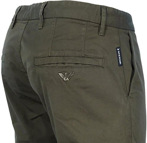 Armani Jeans Men's Chino Style Slim Fit Side Pocket Gaberdine Jeans 06P15 PW (W36 x 34L)