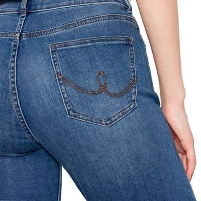 Mantaray Womens Mid Blue Weekend Wash 'St Ives' Bootcut Jeans