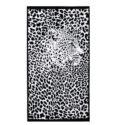 SunJin Home travel speed dry 100*180 printing bath towel soft without falling hair swimming bathing beach towel,Panthers,180x100cm