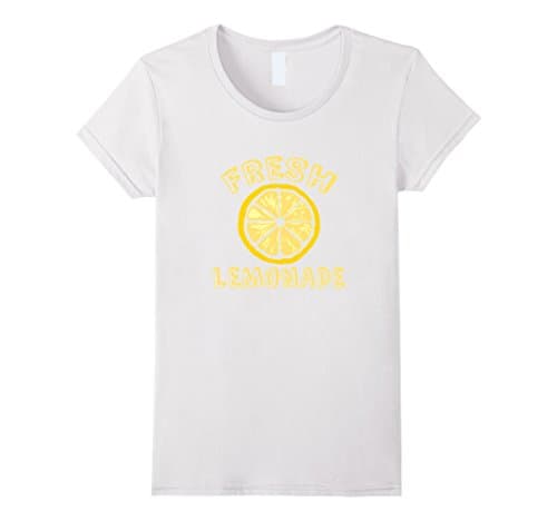 Women's Fresh Lemonade Summer Fun T-Shirt Medium White