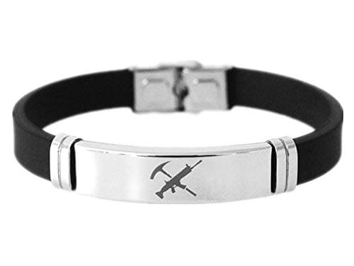 Veronica Key Creative Adjustable Stainless Steel Silicone Bracelet Wristband