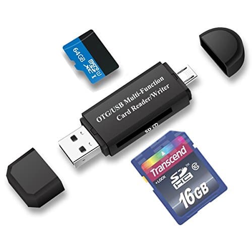 SD Card Reader Adapter,WamGra Trail Camera Viewer for Android Device,Micro SD Memory Card Reader,Micro USB OTG to USB 2.0 Adapter for PC &amp; Laptop &amp; Smartphone&amp; Tablet with OTG Function