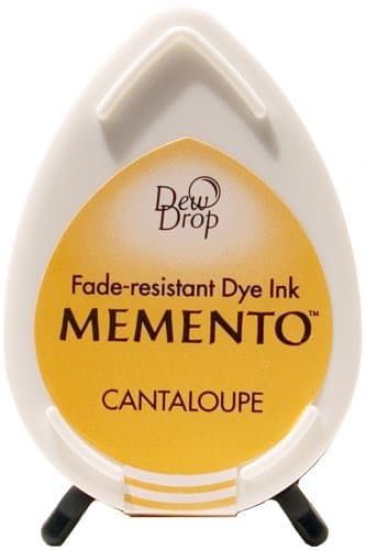 Memento Dew Drop Ink Pads Tsukineko Cantaloupe Dew Drop Pad by Memento Dew Drop Ink Pads