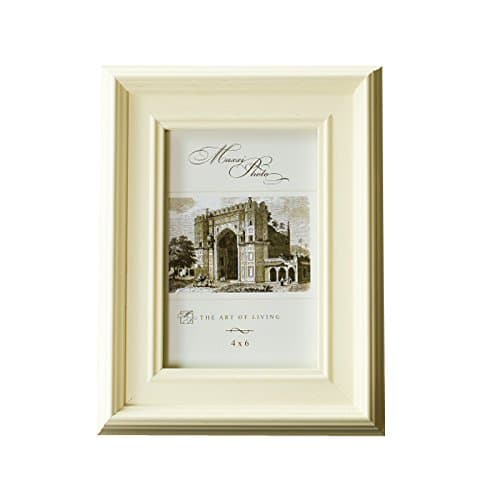 Sproud Pure White Wooden Photo Frames Photo Wall Wall Frame Model Room Decoration,7 Inch,White