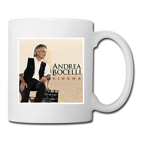 White Cinema Andrea Bocelli Sab04Fl Ceramic Papa Mug 11oz Unisex Printed On Both Sides