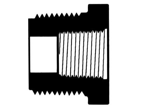 Dura Schedule 40 1/2 in. MIPT x 1/4 in. Dia. FIPT PVC Bushing