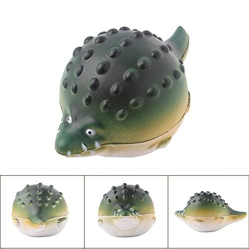 TrimakeShop Cute Crocodile Stress Reliever Scented Super Slow Rising Kids Toy Squeeze Toy