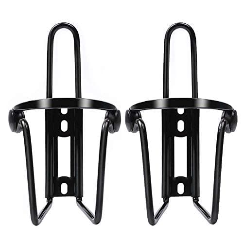 BYPA Bike Water Bottle Cages, 2PACKS Aluminum Alloy Updated Adjustable Bicycle Water Bottle Holders for MTB Bike/Road/Fat Bicycle Corrosion Resistant, Lightweight