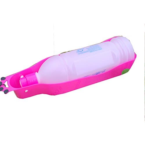 Petmuch Portable Pet Water Bottle for Dogs and Cats, Travel Pet Supply Pink (pink)