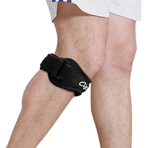 Cigafun Knee Strap, Patella Strap for Knee Pain Relief,Adjustable Running Knee Support, Meniscus Knee Brace for Hiking, Basketball, Jumpers Knee, Tennis, Tendonitis, Volleyball & Squats