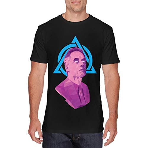 zhejinij Mens Funny Jordan Peterson Tee Black