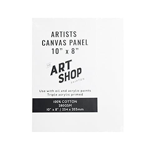 Artists 100% Cotton Canvas Board for Oil & Acrylic Painting 10 x 8"