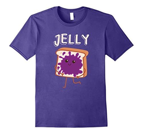 Mens Jelly Matching Couples Halloween T-Shirts 2017 Medium Purple