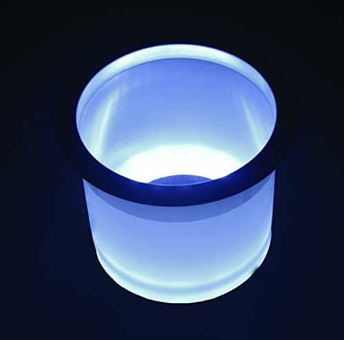 T-H Marine LED-LCH-W-DP Led Lighted Drink Holder W/