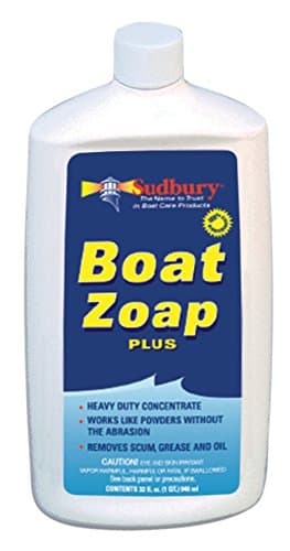SudburyBoat Zoap Plus, Boat Cleaner Soap, Multi-Purpose Boat Soap, Essential Boat Accessories, 32 oz.