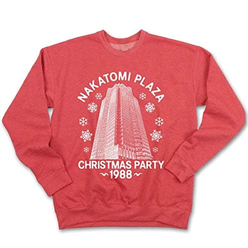 Fluffy CrateNakatomi Plaza | Ugly Christmas Sweatshirt | Funny Pop Culture