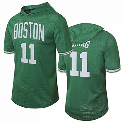 KLEDDP Basketball Star Short-sleeved Owen Training Suit T-shirt With Hat Polyester Sports Half-sleeve Male Basketball t-shirt (Size : S)