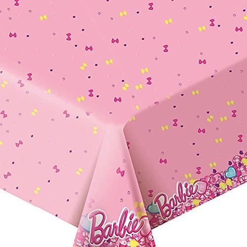 Rosman 1psc Tablecloths Polyethylene Rose Doll for Girls Birthday (72inch) Party Favors Party Supplies