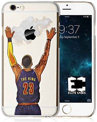 iPhone 6/6s Case, Elite_Cases Ultra Slim Transparent [NBA Player] Hard Case Cover for Apple iPhone 6 / iPhone 6s (4.7) - King James