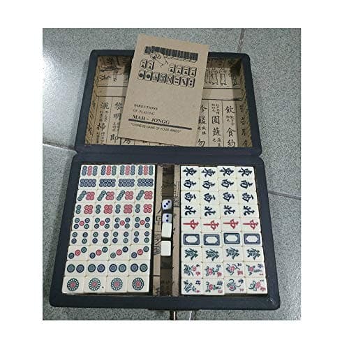 ALTINOVO Outdoor Travel Chinese Mahjong Game Set, small size easy to carry 144 Tiles (Mah Jong, Mahjongg, Mah-Jongg, Mah Jongg, Majiang)