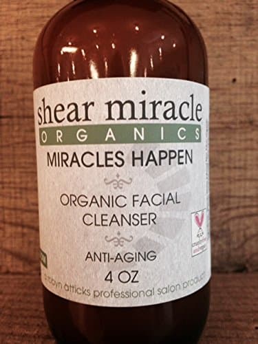 Miracles Happen Organic Facial Cleanser Anti- Aging - Vegan, Gluten Free, GMO Free, No Animal Testing.