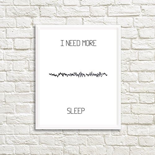 Sleep Art Print Neurology EEG Science Artwork