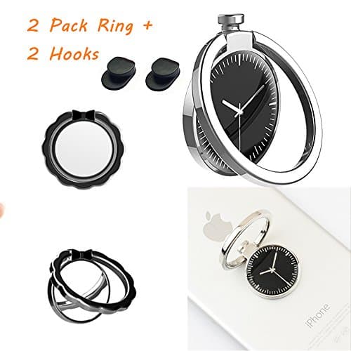 Cell Phone Stand Tablet Cradle, Cell Phone Finger Ring Holder/Stand Phone Ring 360 Rotation /Car Mount Finger Ring Grip for iPhone 7 Plus, iphone8 plus iphone X Samsung Galaxy Edge, S8 Plus (G)