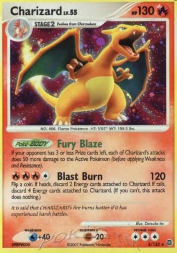 Charizard - Diamond & Pearl Secret Wonders - 3 [Toy]