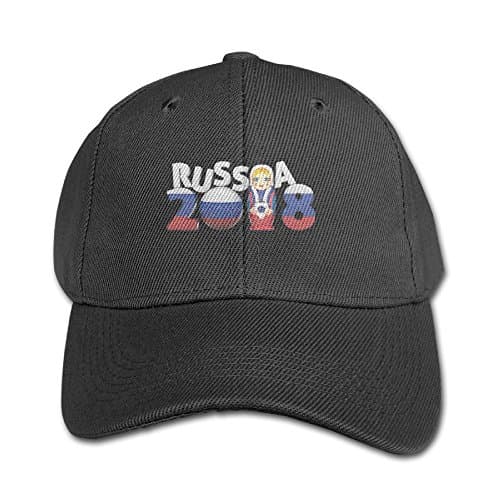 Manyw Caps Kid's 2018 Russia World-Cup Baseball Hats 100% Cotton Adjustable Snapback Curved Hip Hop Caps 4 Colors for Children Youth Boys Girls