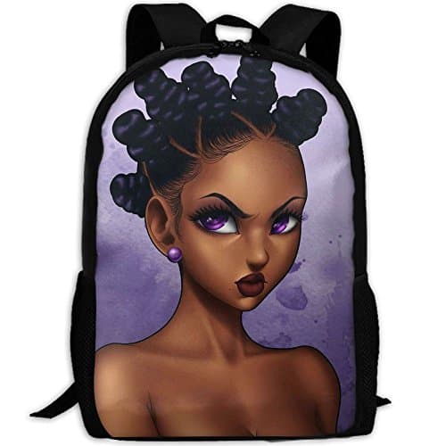 YesFutureIs Female School Bags African Black Woman Girl Art Bookbag For Adult Casual Style Shoulder Bags