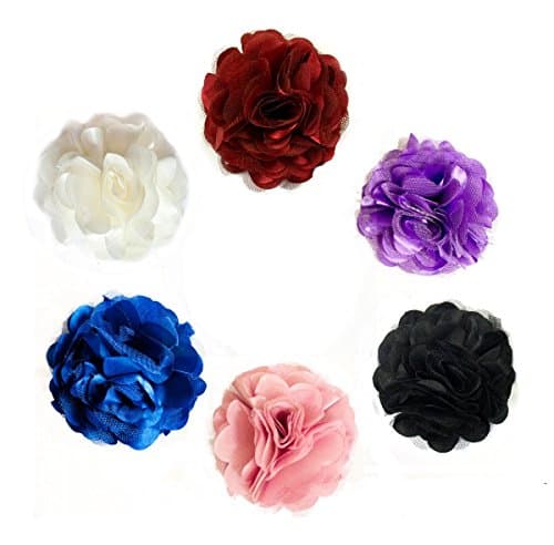 6-piece Fabric&amp;Lace Headband Clip/Brooch, Hair Flower