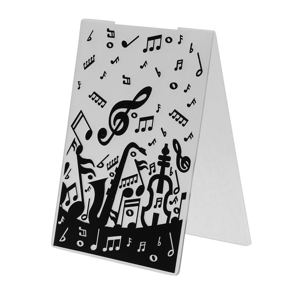 Broadroot DIY Cutting Dies Metal Embossing Series Die-Cuts for Paper Card Scrapbooking Album Decoration Creative Wedding Birthday Craft Gift (Musical Note)(4.13"x0.07")