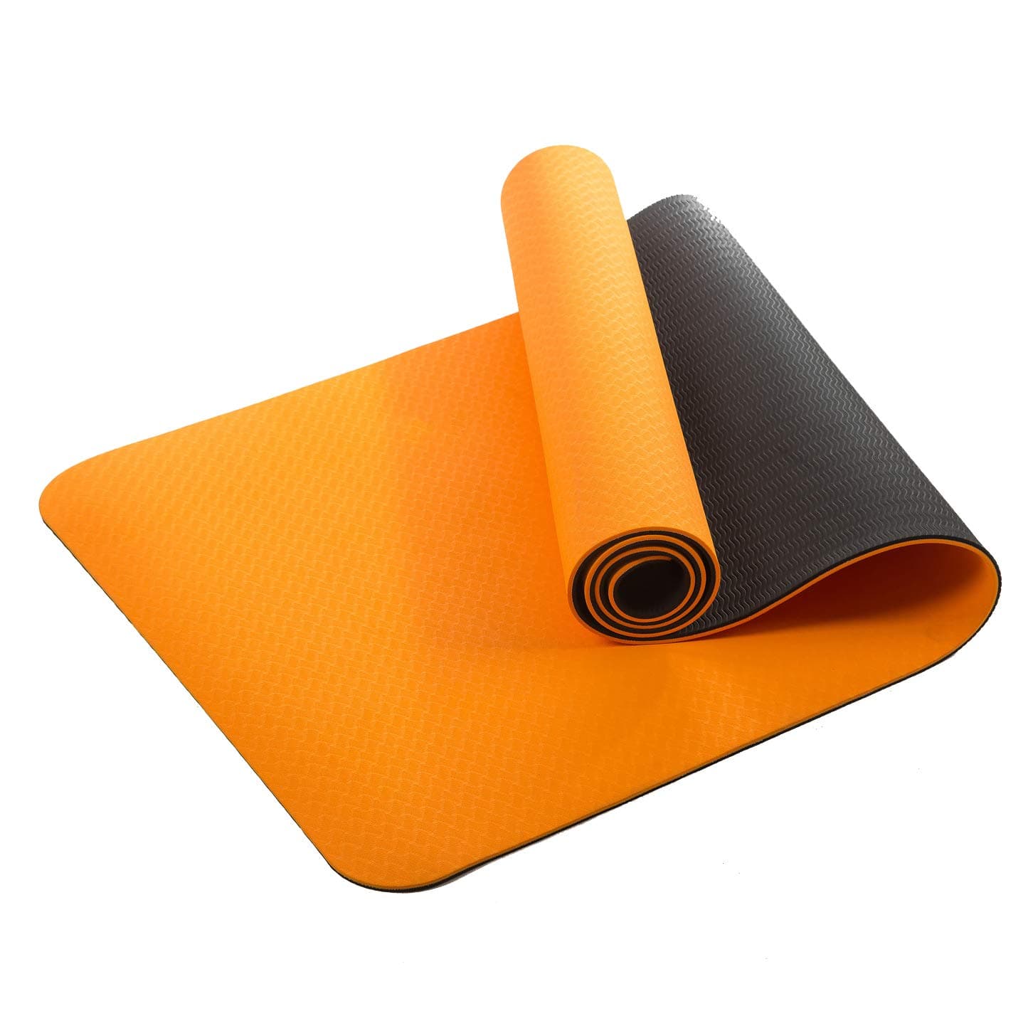 PowerLife 6MM Thick Yoga Mat Non Slip Exercise Fitness Mats for Women and Men Home Workout Pilates Gym Training