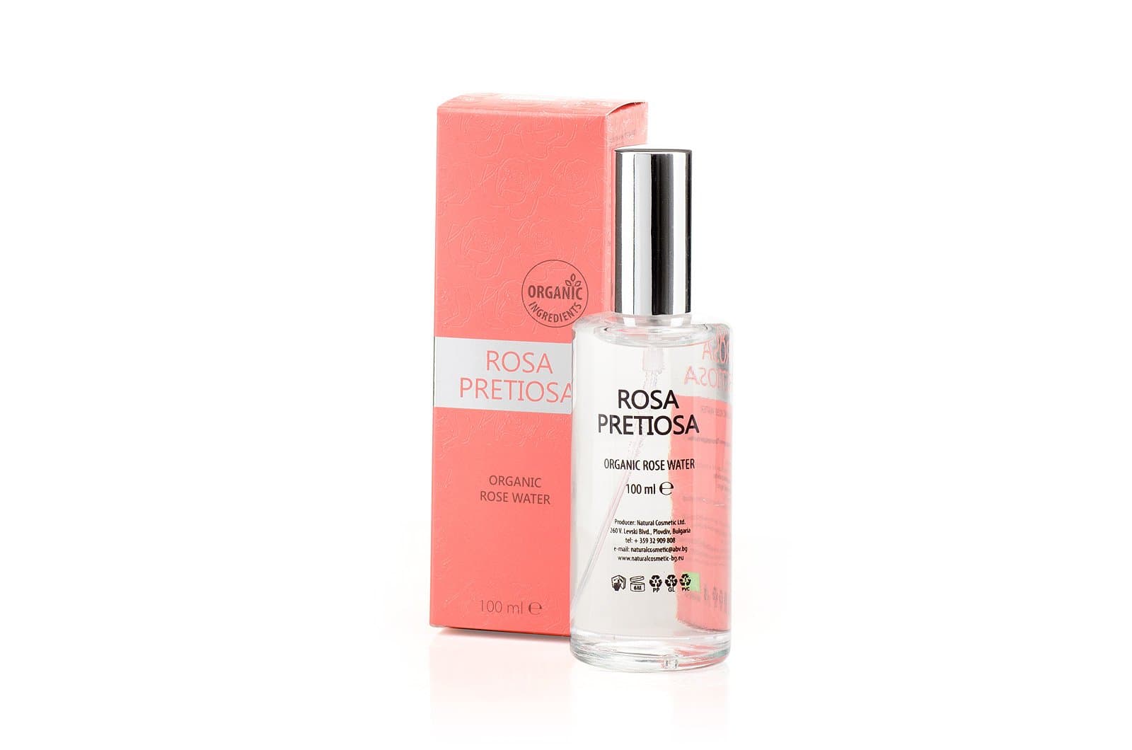 100% Organic Bulgarian Rose water, face lotion Certified PURE & STEAM DISTILLED BIO Luxurious skincare