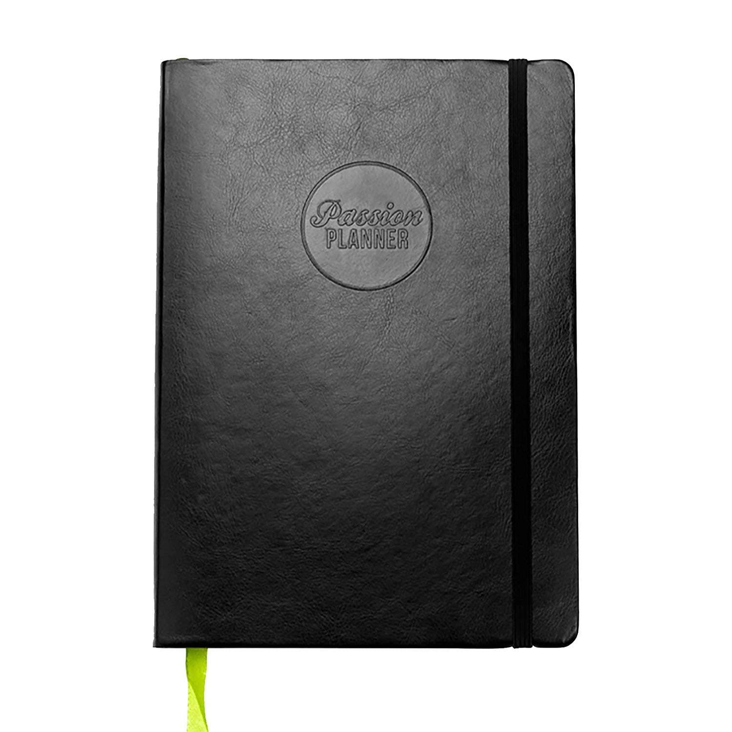 Passion Planner Medium Dated Jan-Dec 2020 - Goal Oriented Weekly Agenda, Appointment Calendar, Reflection Journal (B5-17.6 x 25.0 cm) Monday Start (Elite Black)