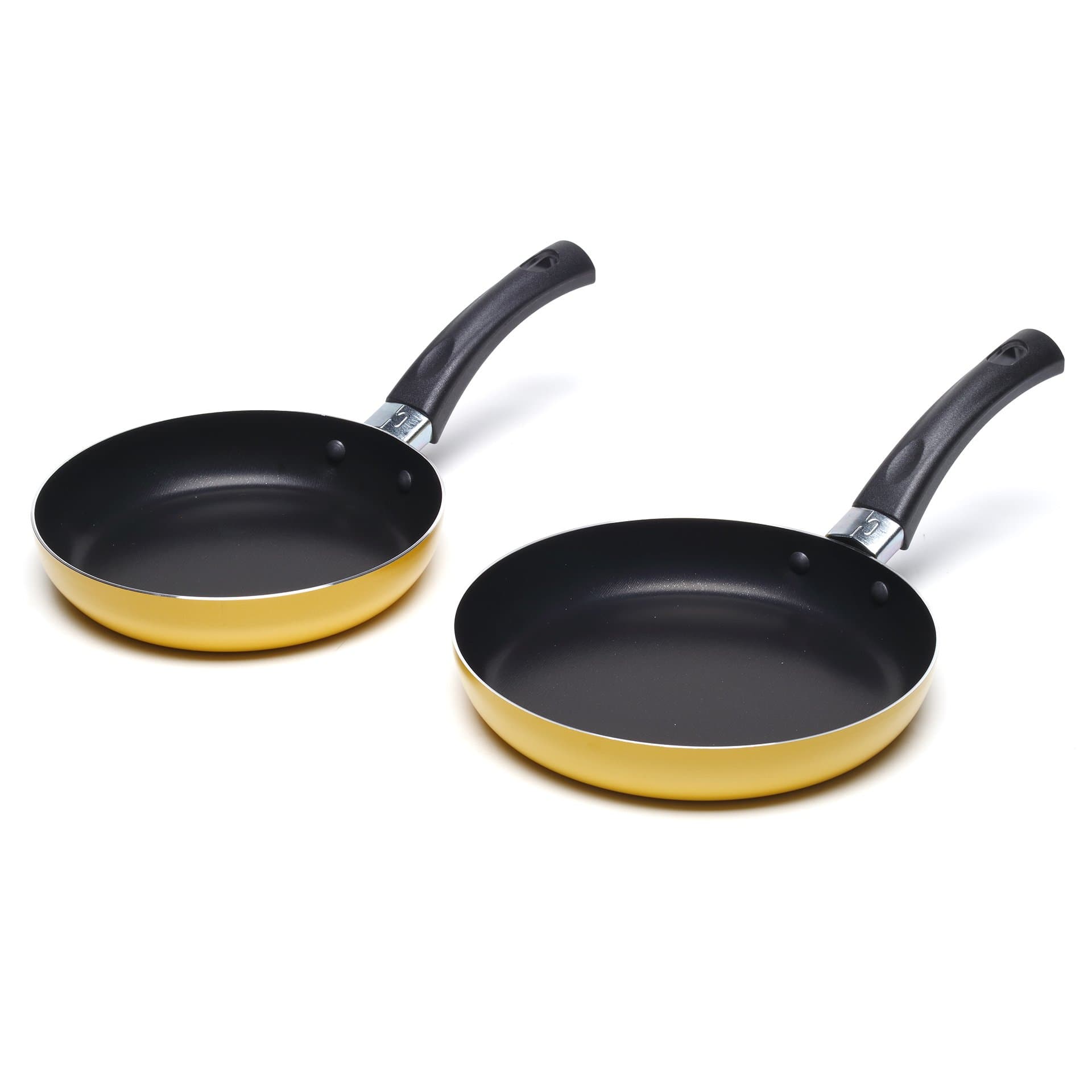 Frying pan Small Egg Steak Non Stick Fryer Set of 2 Pans - 14 and 16cm