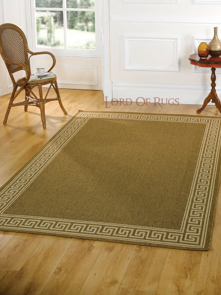 Lord of Rugs XLarge Modern Flatweave Natural Rug in 200 x 290 cm (6'7" x 9'6") Carpet